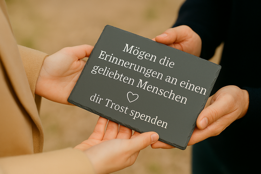 Geschenk zur Beerdigung statt Blumen