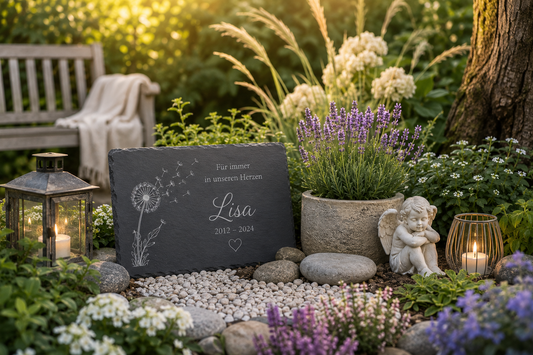 Gedenkplatz im Garten gestalten