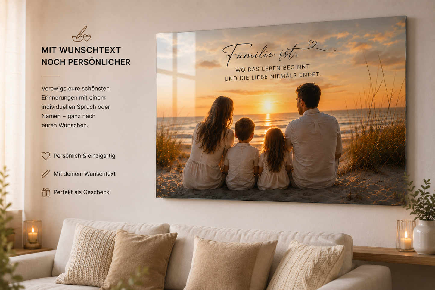 Personalisiertes Wandbild - 5mm Acrylglas