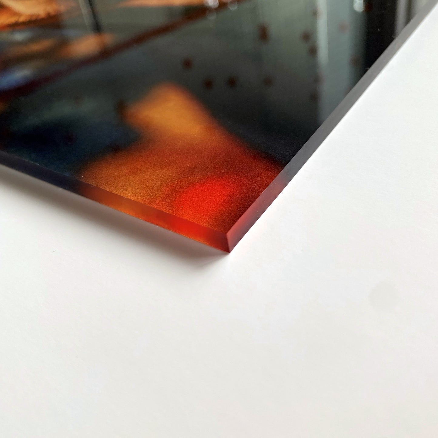 Personalisiertes Gedenkbild mit Foto – Acrylplatte 5 mm transparent